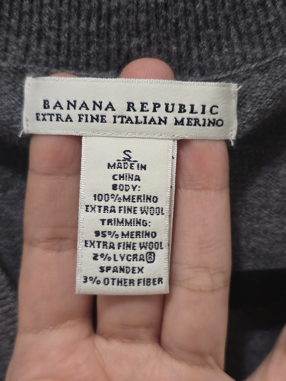 Y2K ​Banana Republic Italian Merino Wool Argyle Sweater Vest - Small - Picture 2 of 7